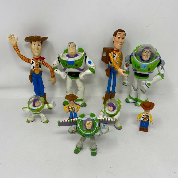 Disney Toy Story Pixar Woody And Buzz Toy Figure